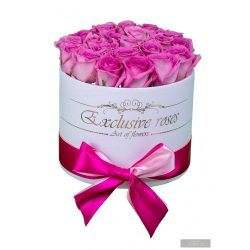 Exclusive Roses 18-20 rózsaszín rózsás box