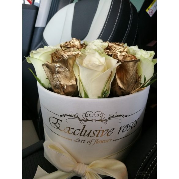 Exclusive Roses Gold & White Box