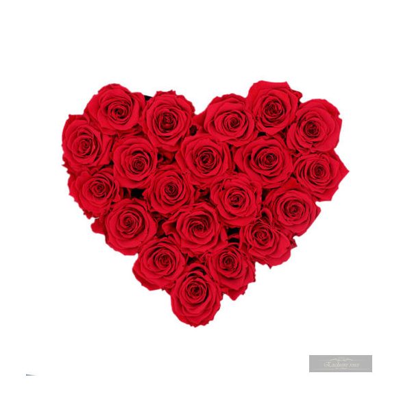 Exclusive Roses Örök Rózsa Szív alakú boxban