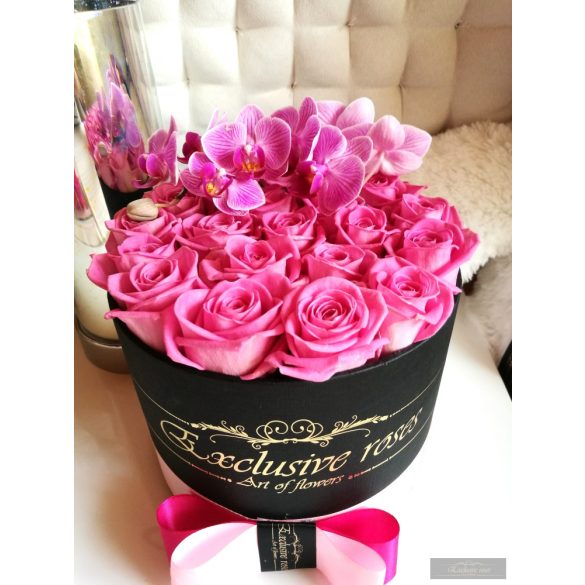 Exclusive Roses Box & Orchidea