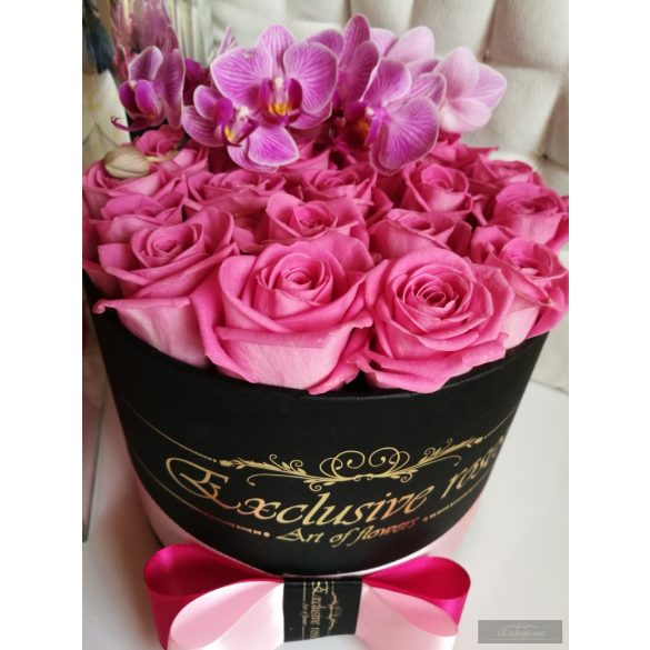 Exclusive Roses Box & Orchidea
