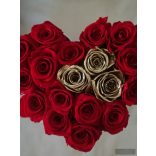 Exclusive Roses Örök rózsa SZÍV alakú box