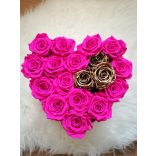 Exclusive Roses  Örök Rózsa Szív alakú Box